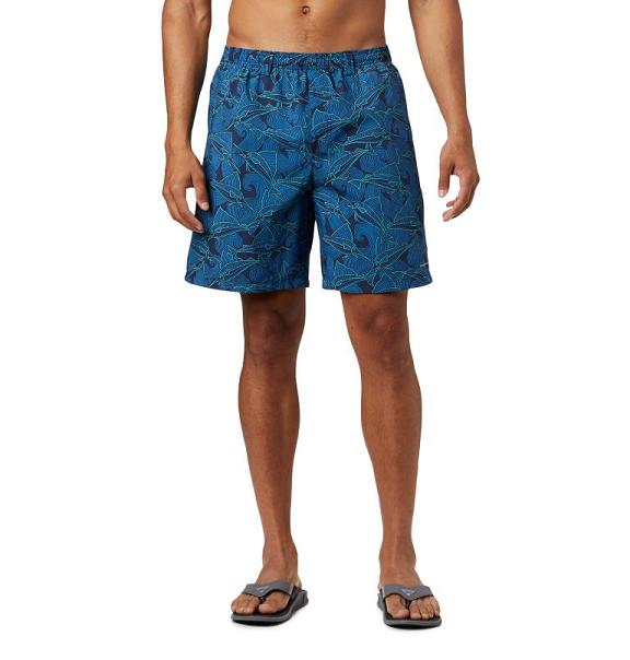 Columbia PFG Super Backcast Shorts Navy For Men's NZ76849 New Zealand